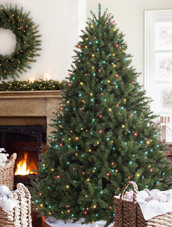 Rocky Mountain Pine Artificial Christmas Tree Balsam Hill